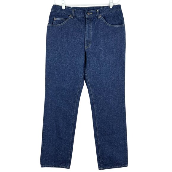 Lee Men's Regular Fit Straight Leg Blue Denim Jeans Sz 36x32 (36x33) Cotton NWOT - Picture 1 of 10